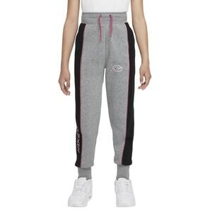 Nike Sportswear Girls Medium Joggers Sweatpants Gray Pink DM8388-091
